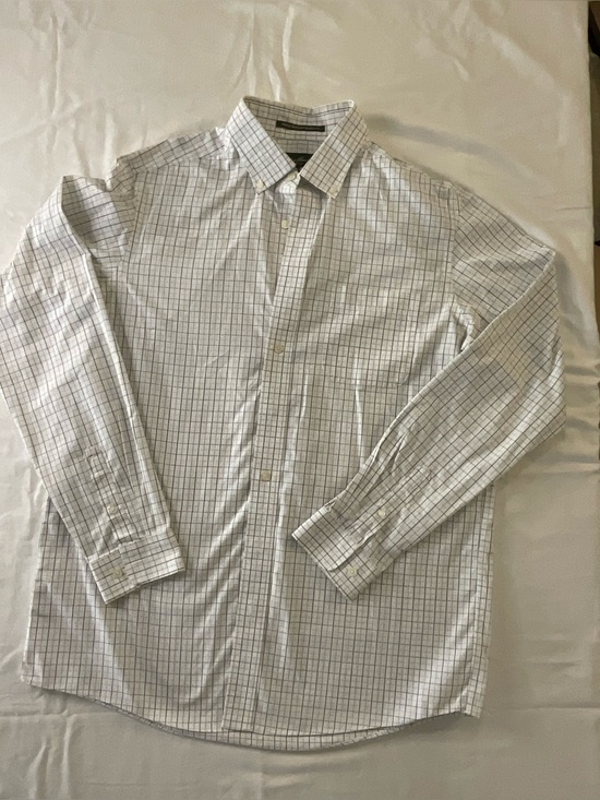 Eddie Bauer Other - Eddie Bauer Men’s LT Large Tall White Check Button Down Shirt